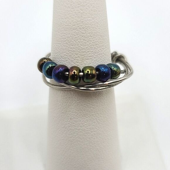 6 Boho Chic Wire Rings - Picture 7 of 11